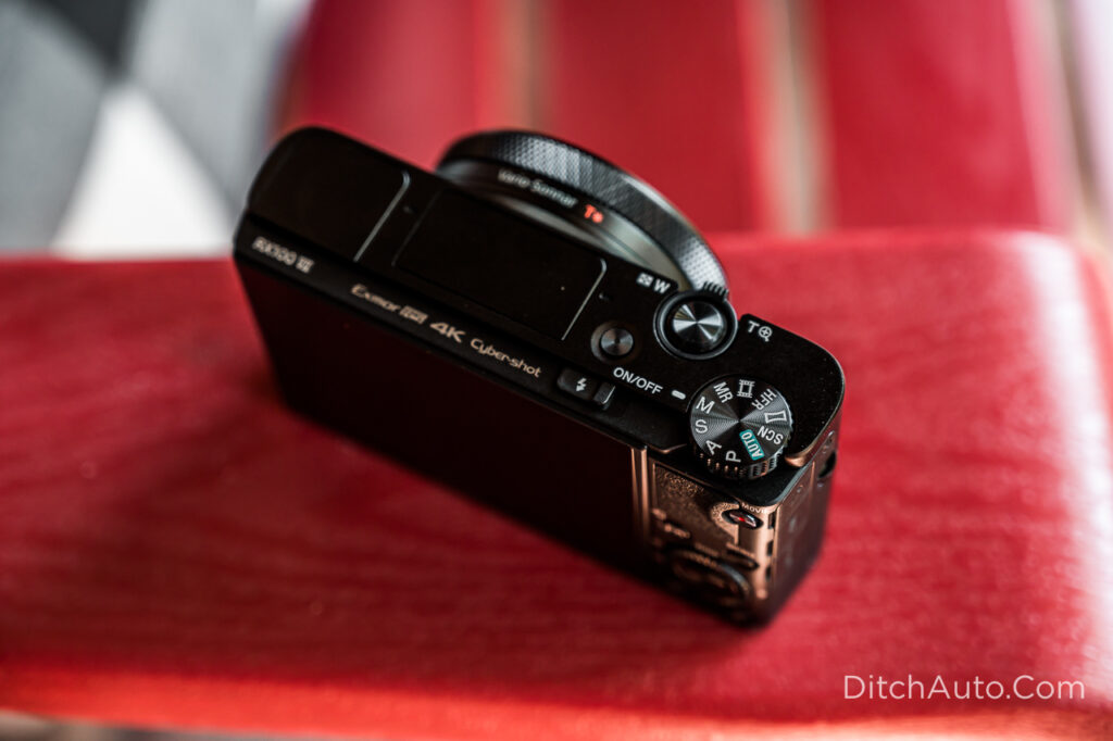 Sony RX100 VII - Turn the mode dial to M for Manual Mode